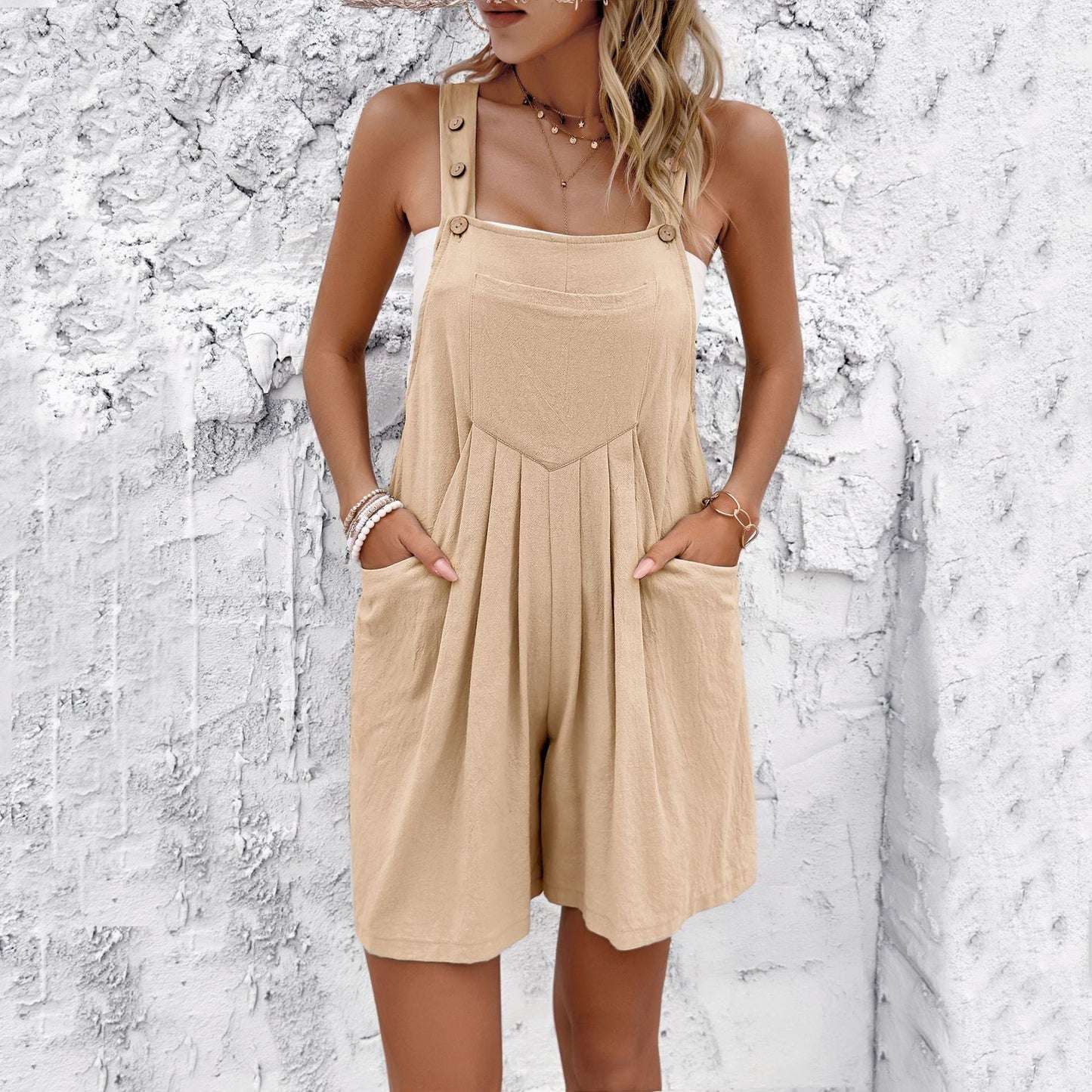 Pinterest-Inspired Cristina Gore Short Jumpsuit
