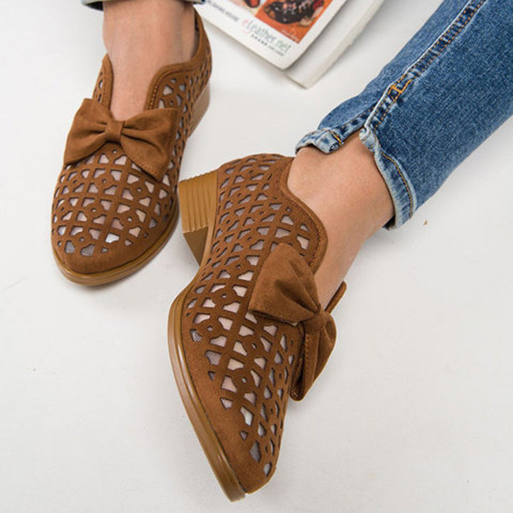 Mocasini chic cu fundă de Cristina Gore