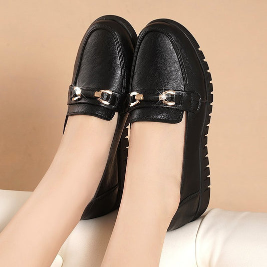 Mocasini plati din piele Cristina Gore Elegant Comfort