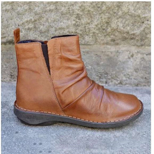 Cizme Martin Cristina - Stilul din piele PU cu volan