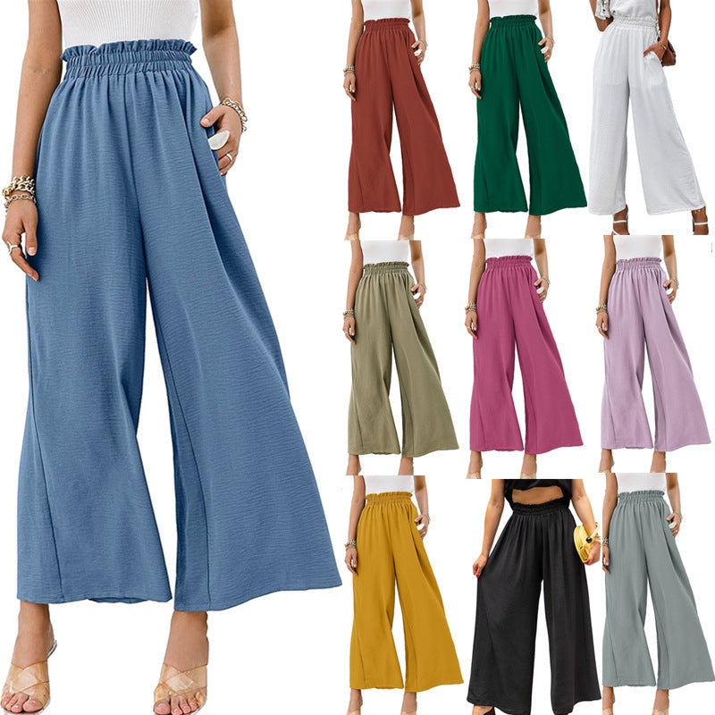 Pinterest-Inspired Cristina Gore Wide Leg Trousers