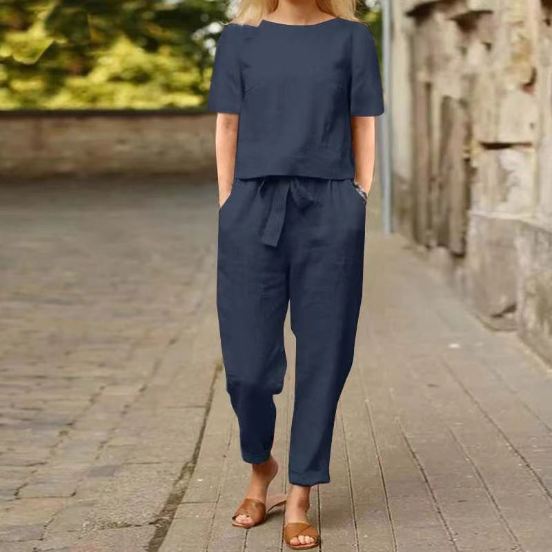 Set vintage de lenjerie de pat de Cristina Gore - Ținută Capri de vară