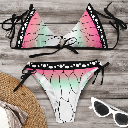 Set de bikini vibrant inspirat de Pinterest, realizat de Cristina Gore