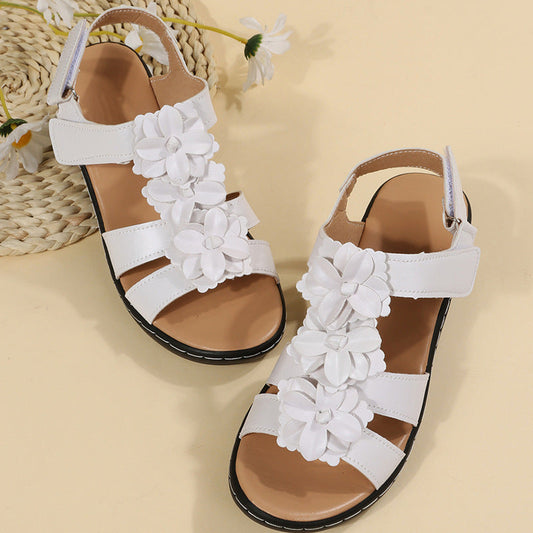 Sandale cu platformă Cristina Gore Floral Comfort