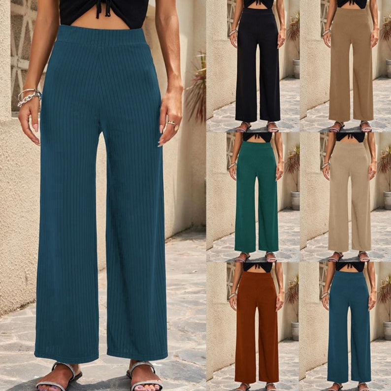 Stretch Wide-Leg Pants by Cristina Gore