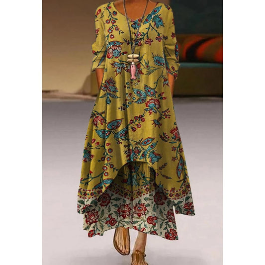Rochie artistică florală leagăn de Cristina Gore