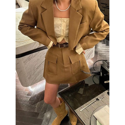 Set fustă și costum Cristina retro slim fit - Artistic chic