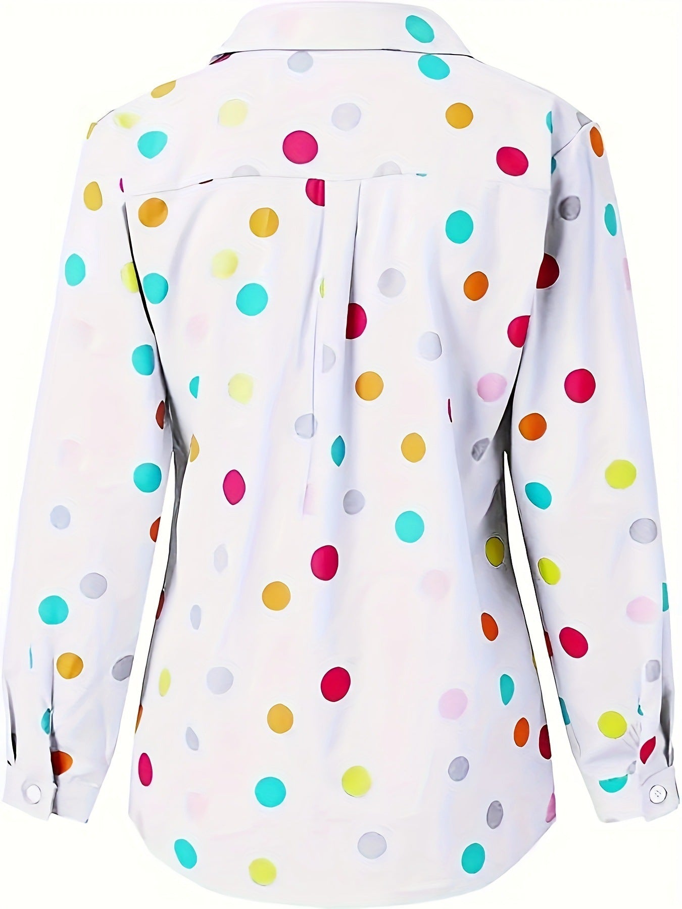 Bluză Cristina Gore cu buline jucăușe de zi cu zi