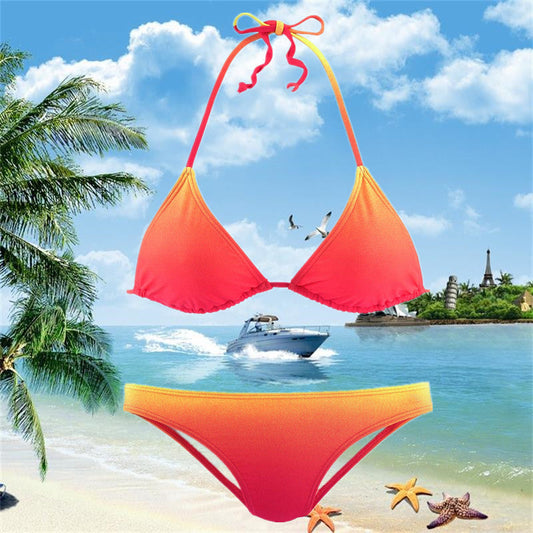 Set bikini cu degrade Cristina Gore, inspirat de Pinterest