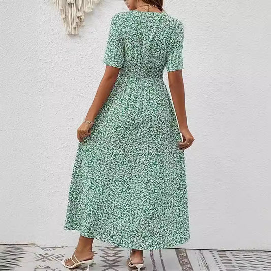 Rochie elegantă cu decolteu în V, de Cristina Gore