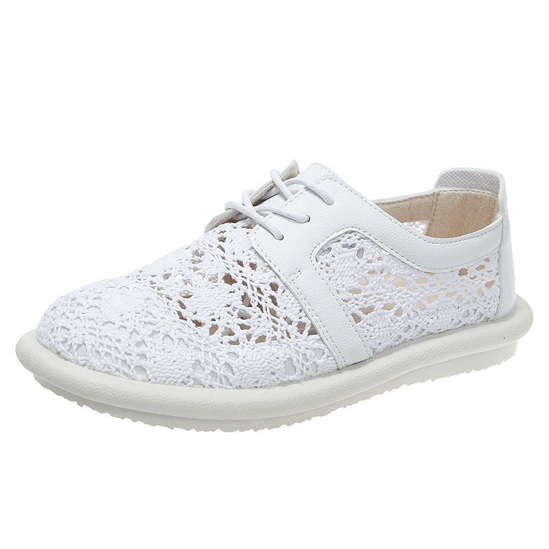 Pantofi sport casual Cristina Gore, respirabili, croșetați