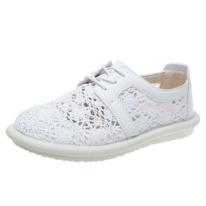 Pantofi sport casual Cristina Gore, respirabili, croșetați