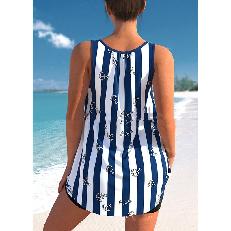 Costume de baie chic cu imprimeu mărime mare de Cristina Gore