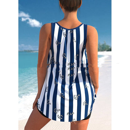 Costume de baie chic cu imprimeu mărime mare de Cristina Gore
