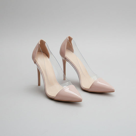 Tocuri stiletto transparente și elegante de Cristina Gore