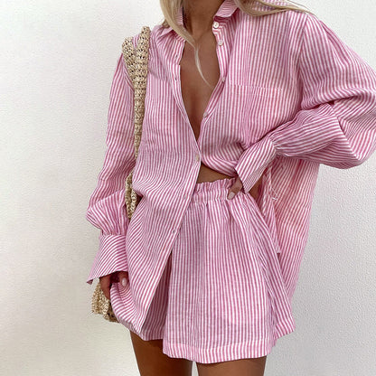 Set cu dungi din bumbac, inspirat de Pinterest, de Cristina Gore