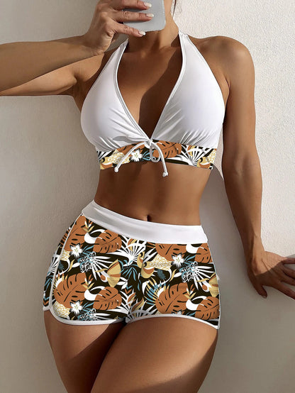 Set de bikini cu imprimeu vibrant de Cristina Gore
