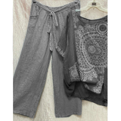 Set de două piese imprimate Cristina - inspirație boemă