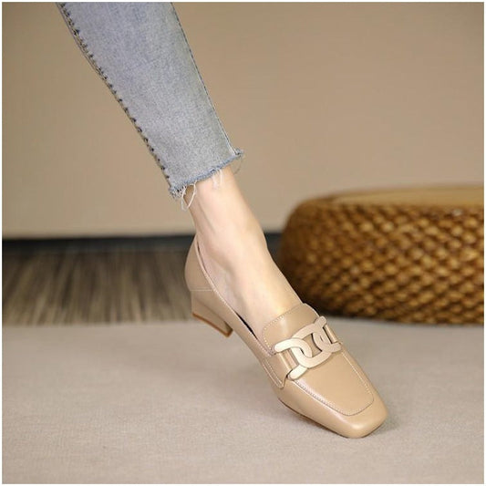 Pantofi cu toc gros și eleganță Cristina Gore