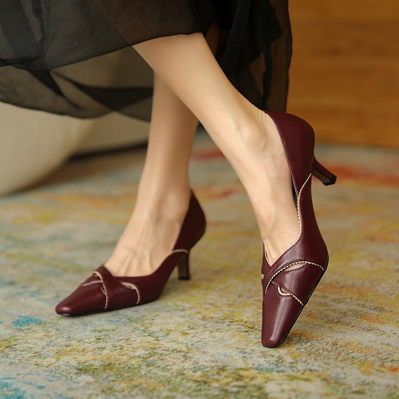Tocuri elegante din piele de Cristina Gore