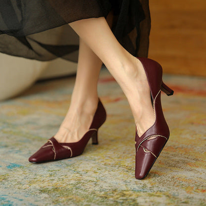 Tocuri elegante din piele de Cristina Gore