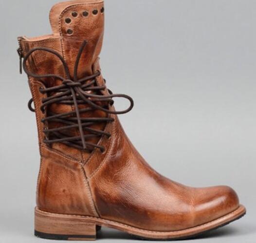 Cizme de călărie Cristina cu cuie - Inspirație pentru tocurile joase