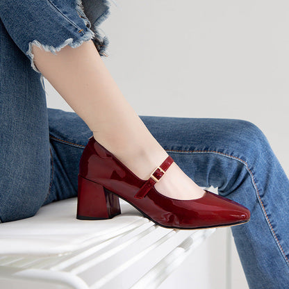Elegant Patent Leather Heels by Cristina Gore