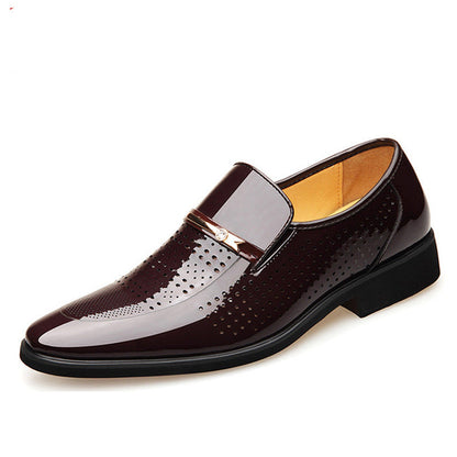 Mocasini din piele pentru bărbați Cristina - Stil business respirabil