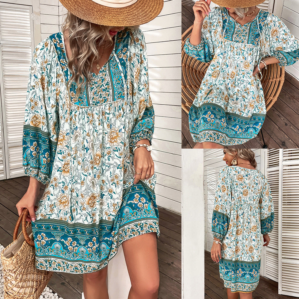 Boho Floral Cristina Gore Summer Dress