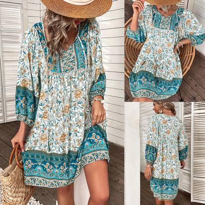 Boho Floral Cristina Gore Summer Dress