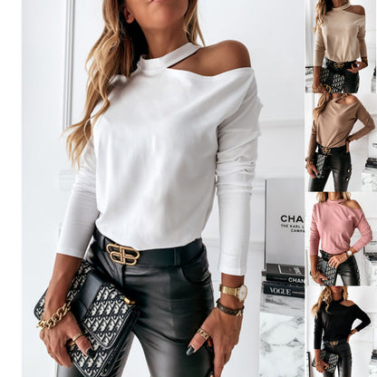 Chic Cutout Long Sleeve Top by Cristina Gore
