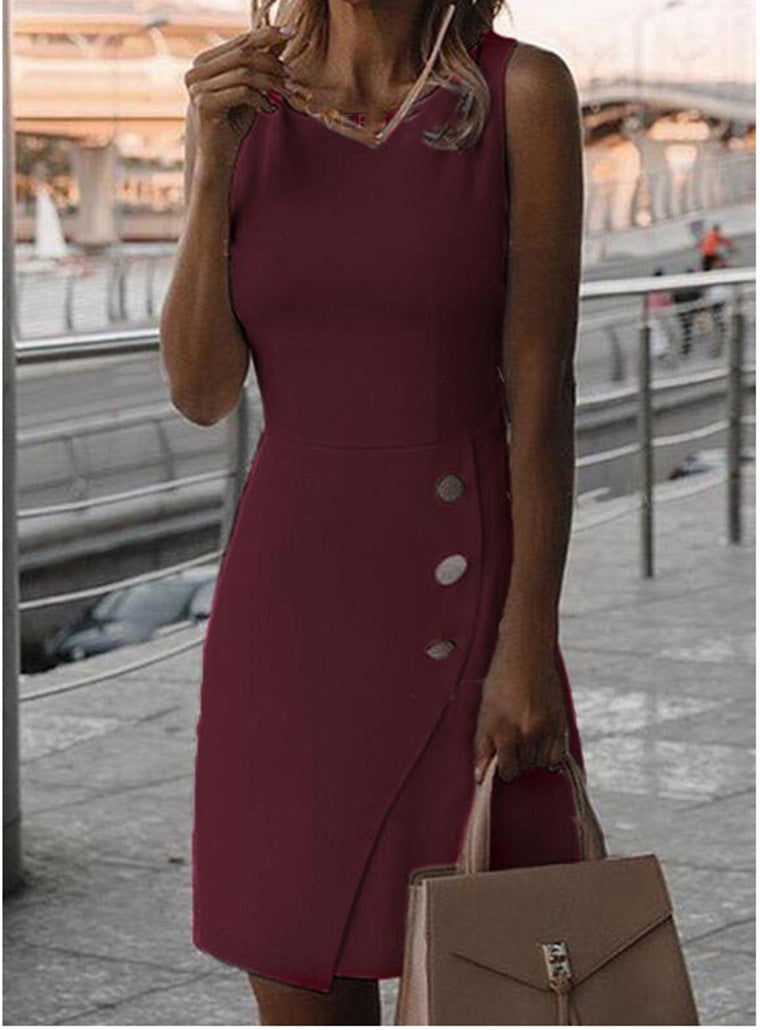 Rochie fără mâneci Cristina - Siluetă elegantă tip creion