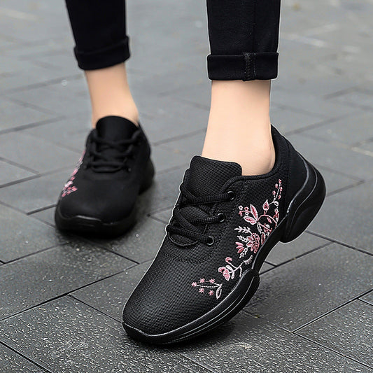 Breathable Cristina Gore Floral Mesh Sneakers