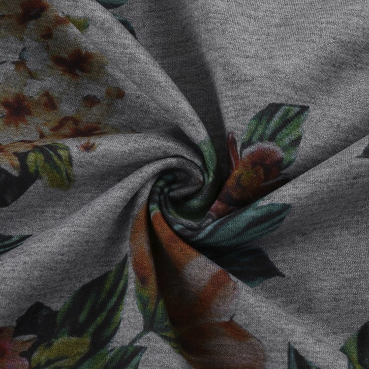 Bluză fără mâneci, cu fermoar floral, slim fit, Cristina Gore