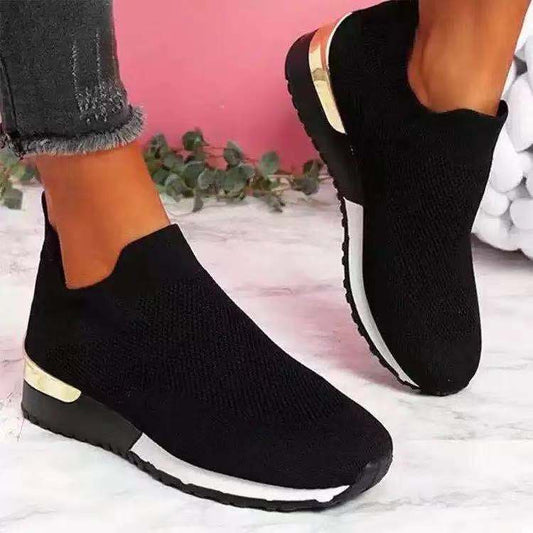 Chic Mesh Slip-On Sneakers by Cristina Gore