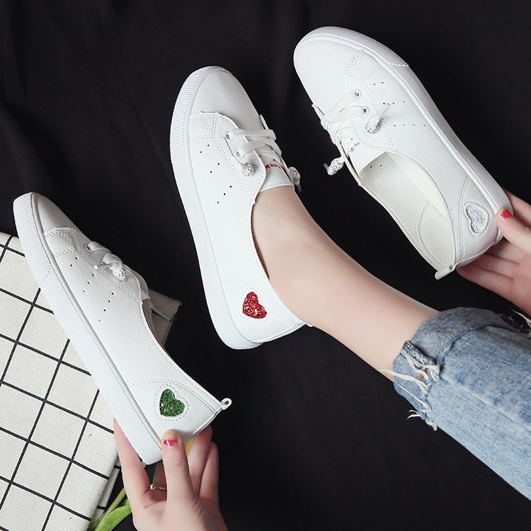Chic Heart Slip-On Sneakers by Cristina Gore