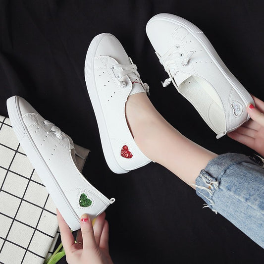 Chic Heart Slip-On Sneakers by Cristina Gore