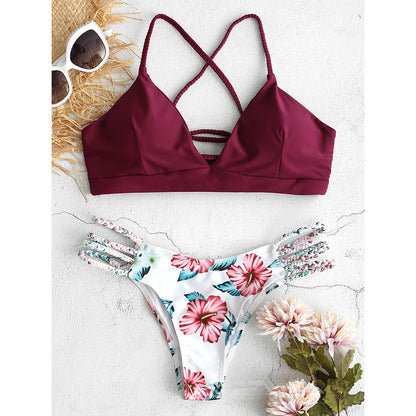 Set de bikini împletit Cristina Gore, inspirat de Pinterest