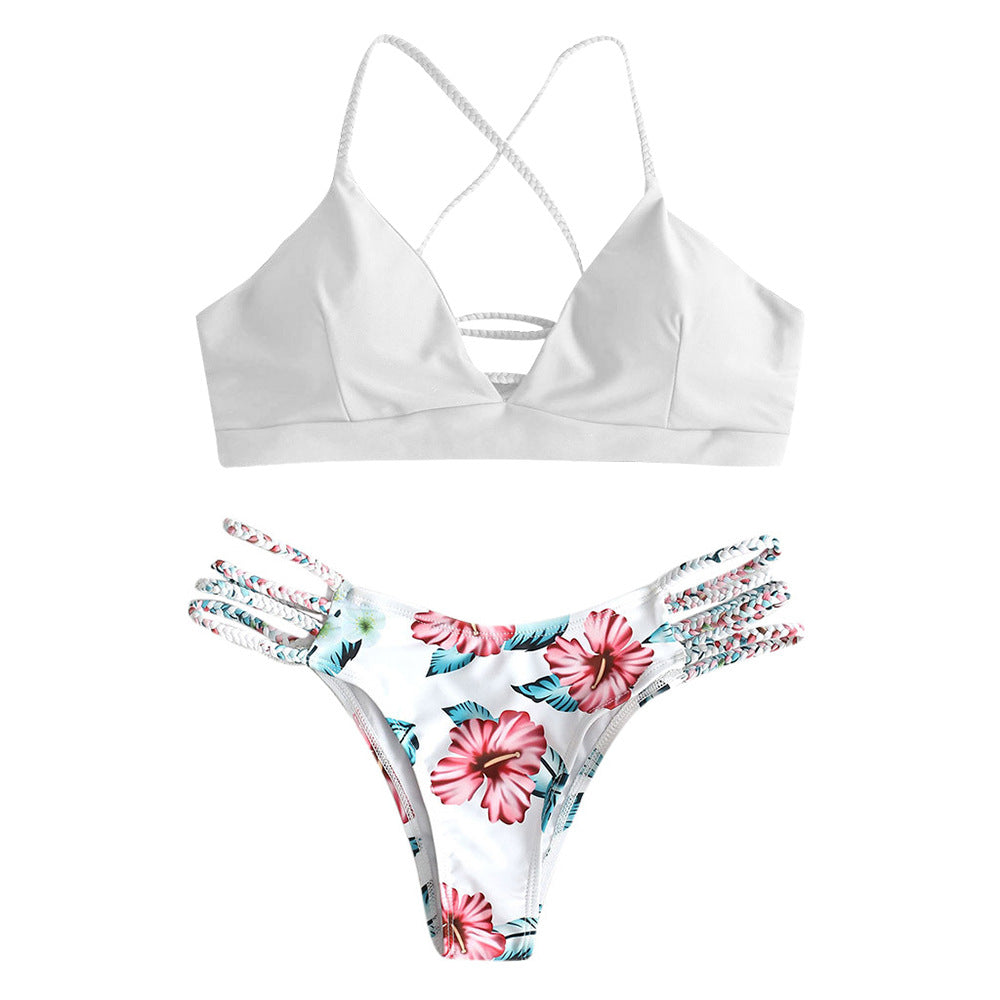 Set de bikini împletit Cristina Gore, inspirat de Pinterest