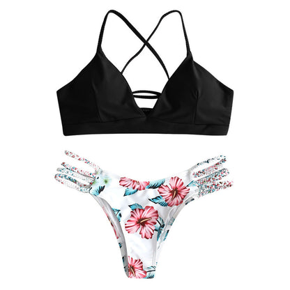 Set de bikini împletit Cristina Gore, inspirat de Pinterest