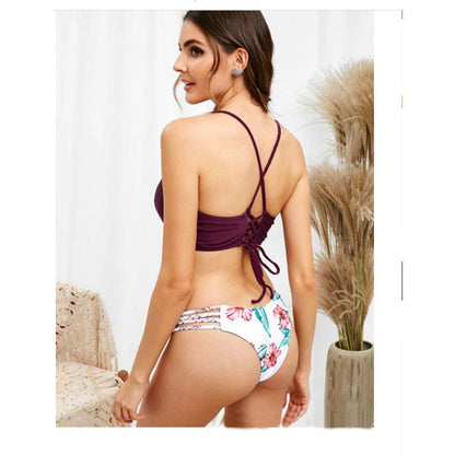 Set de bikini împletit Cristina Gore, inspirat de Pinterest