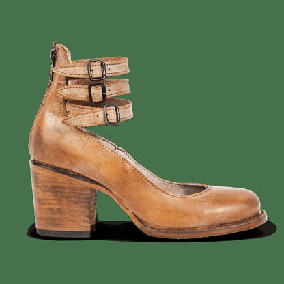 Pantofi cu cataramă triplă Cristina - Inspirație vintage