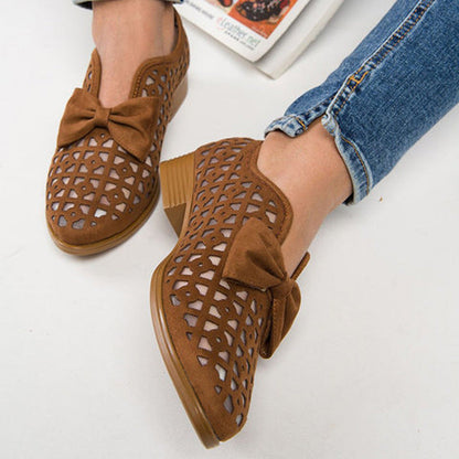 Mocasini chic cu fundă de Cristina Gore