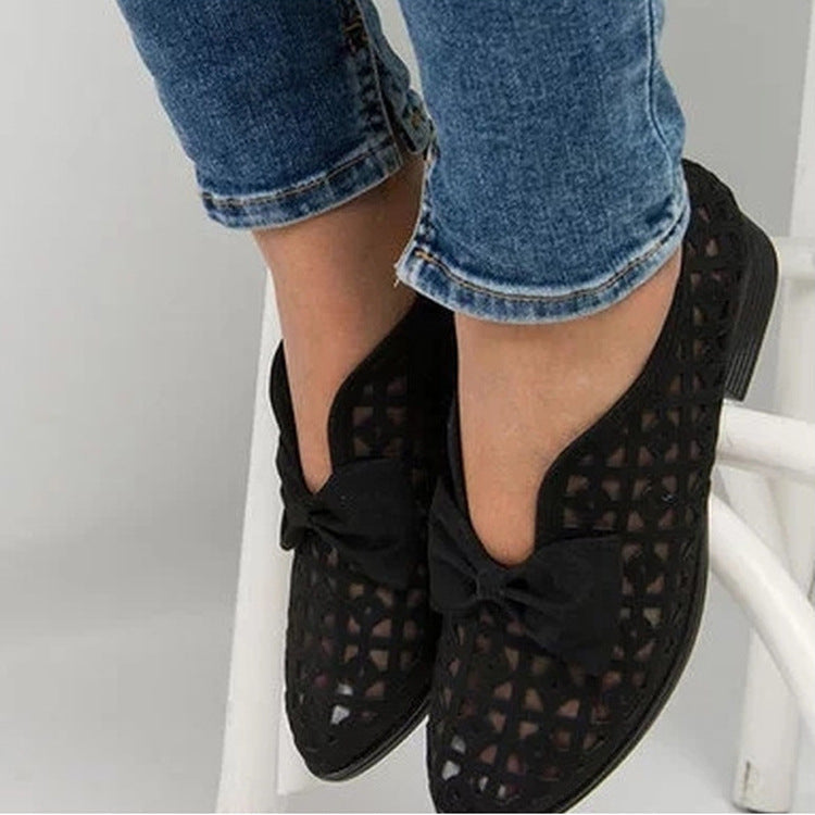 Mocasini chic cu fundă de Cristina Gore