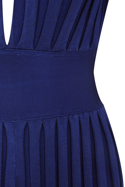 Salopetă bandaj Cristina - Decolteu adânc în V