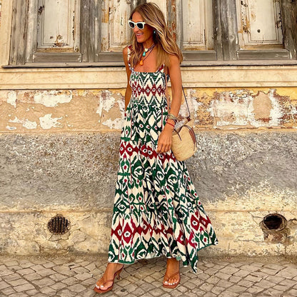 Rochie elegantă cu bretele florale de Cristina Gore