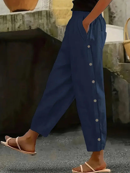 Pantaloni versatili crop de Cristina Gore