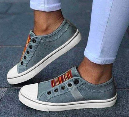 Teniși din pânză fără șireturi Cristina Gore inspirați de Pinterest