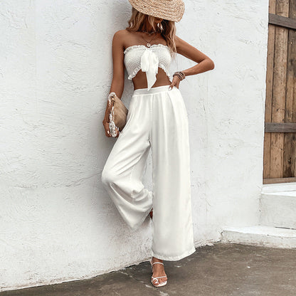 Set alb cu volane, inspirat de Pinterest, de Cristina Gore