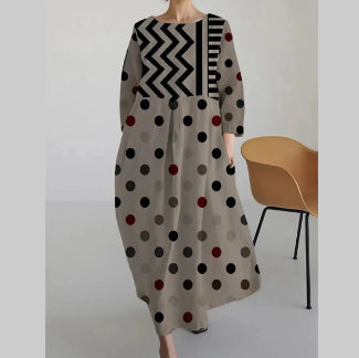 Rochie Cristina cu imprimeu 3D și tiv asimetric - streetwear floral